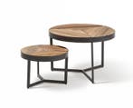 Salontafel set Alicante - gerecycled hout | Meubelplaats, Ophalen of Verzenden, Nieuw