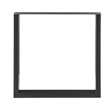 Stalen onderstel set van 2 U tafelpoot 70x72 cm zwart [en.ca, Huis en Inrichting, Tafelonderdelen, Verzenden, Nieuw