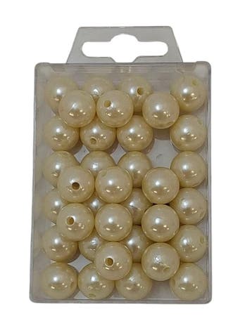 Parels Rijgparels WM 05 Champagne 14 mm, Ophalen of Verzenden, Nieuw