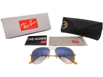 Veiling - Ray-Ban | Iconische Gouden Aviator Zonnebril, Sieraden, Tassen en Uiterlijk, Nieuw