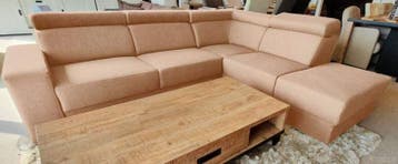 Loungebank Raalte - loungebanken - Beige, Nieuw, Stof