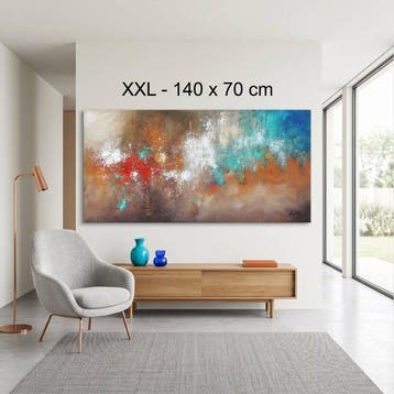 Monika Spiewak - Abstract - Oil Painting Stretched On The