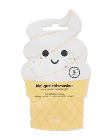 HEMA Kleimasker ijsje 3=50% / 2=30%, Verzenden, Nieuw