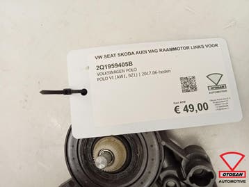 VW Seat Skoda Audi VAG Raammotor Links Voor 2Q1959405B, Ophalen, Gebruikt, Volkswagen