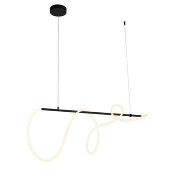 Design hanglamp zwart incl. LED 3-staps dimbaar - Danisha, Verzenden, Nieuw, Design