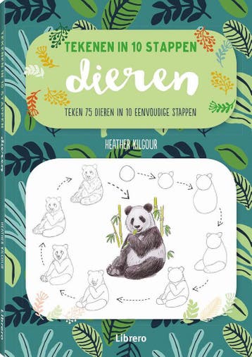 Dieren - Tekenen in 10 stappen - Heather Kilgour, Boeken, Verzenden, Zo goed als nieuw, Heather Kilgour