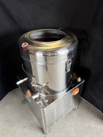 Aardappelschrapmachine – 15kg capaciteit | 300 kg/uur | 220V, Nieuw in verpakking