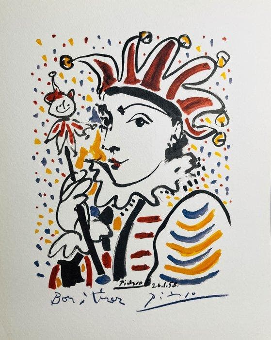 Pablo Picasso (1881-1973) - Carnaval, Antiek en Kunst, Antiek | Overige Antiek