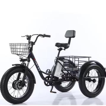 Elektrische Driewieler 20 Inch – 500W Fat Tire E-Bike, Verzenden, Nieuw