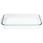 Ovenschaal ovaal  rechthoekig glas 3,1L | 23(d)x35(b)cm, Verzenden, Nieuw in verpakking