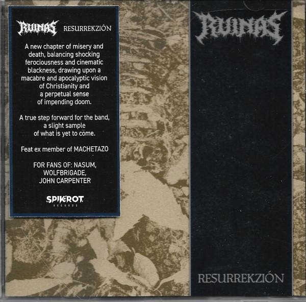 cd - Ruinas - ResurrekziÃ³n, Cd's en Dvd's, Cd's | Hardrock en Metal, Nieuw in verpakking, Verzenden