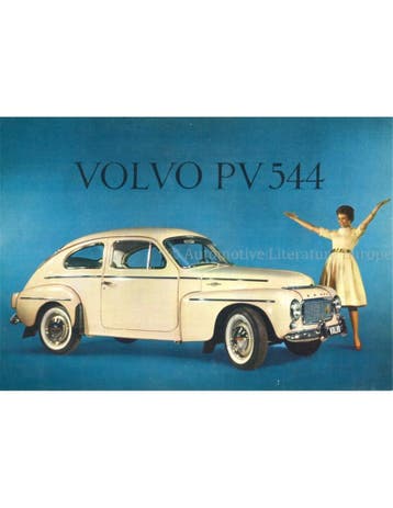 1960 VOLVO PV 544 LEAFLET NEDERLANDS, Nieuw, Volvo, Author