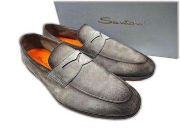 Santoni - NEW, GoodYear Welted, Recent Model - Loafers -, Nieuw