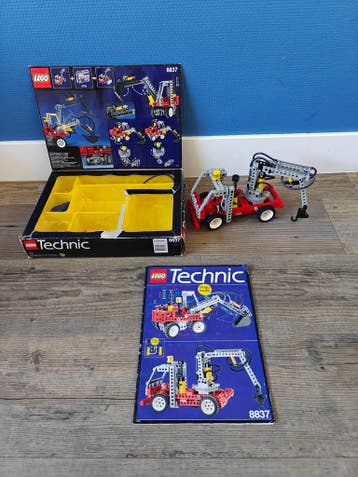 LEGO Pneumatic Excavator 8837, Zo goed als nieuw, Complete set, Lego, Technic