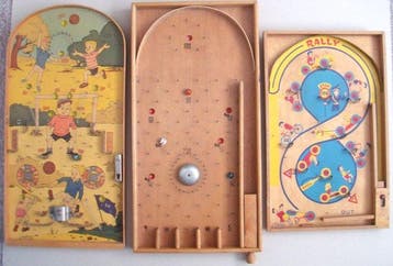 Rally - Voetbal - - Speelgoed Knikkerspellen - 1960-1970 -, Antiek en Kunst