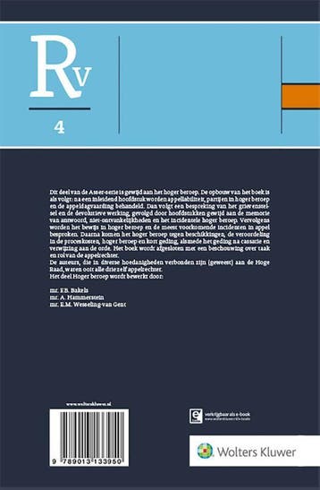Procesrecht / 4 Hoger Beroep / Asser-serie 9789013133950, Verzenden, Gelezen, F.B. Bakels