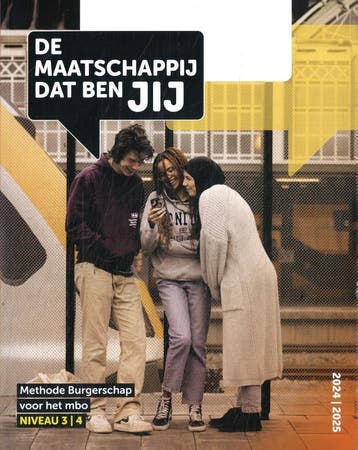 De maatschappij dat ben JIJ niveau 3 4 9789492620705, Zo goed als nieuw