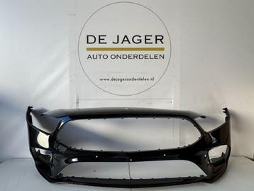 MERCEDES A KLASSE W177 AMG VOORBUMPER 9696 NACHTZWART, Auto-onderdelen, Ophalen, Gebruikt, Voor, Mercedes-Benz