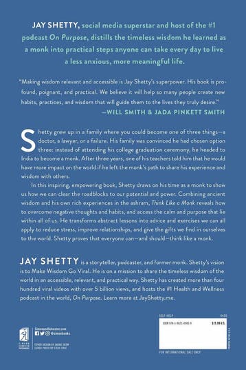 Think Like a Monk 9781982149819 Jay Shetty, Verzenden, Gelezen, Jay Shetty