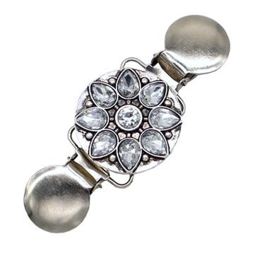 Fako Bijoux - Vestsluiting - Vestclip - Bloem - Rond -, Verzenden, Nieuw