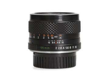Yashica DSB 55mm f/2 - Contax/Yashica - 1 jaar garantie, Ophalen of Verzenden, Zo goed als nieuw