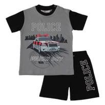 Fun2Wear - Shortama Police - Grijs - Maat 74 - Jongens, Verzenden, Nieuw, Jongen