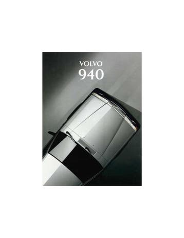 1994 VOLVO 940 BROCHURE NEDERLANDS, Boeken, Nieuw, Volvo, Author