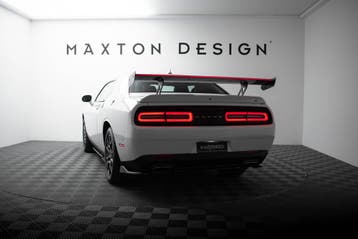 Maxton Carbon spoiler met LED Dodge Challenger Mk3, Verzenden