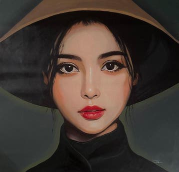 TA Duy Tung (1961) - Regard dÉternelle Jeunesse 120 120