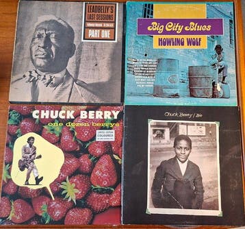 Howlin Wolf, Chuck Berry, Leadbelly - 4 album lot blues, Nieuw in verpakking