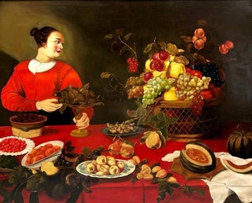 European School (XX), After Frans Snyders - The fruit seller, Antiek en Kunst, Kunst | Schilderijen | Klassiek