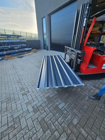 Damwandplaat dak 30R/1100 – antraciet, scherp geprijsd, Verzenden, Nieuw