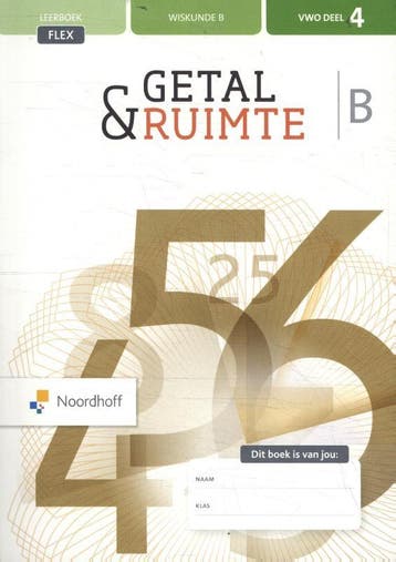 Getal & Ruimte vwo B deel 4 Leerboek flex, 9789001736941, Boeken, Verzenden, Zo goed als nieuw, HBO