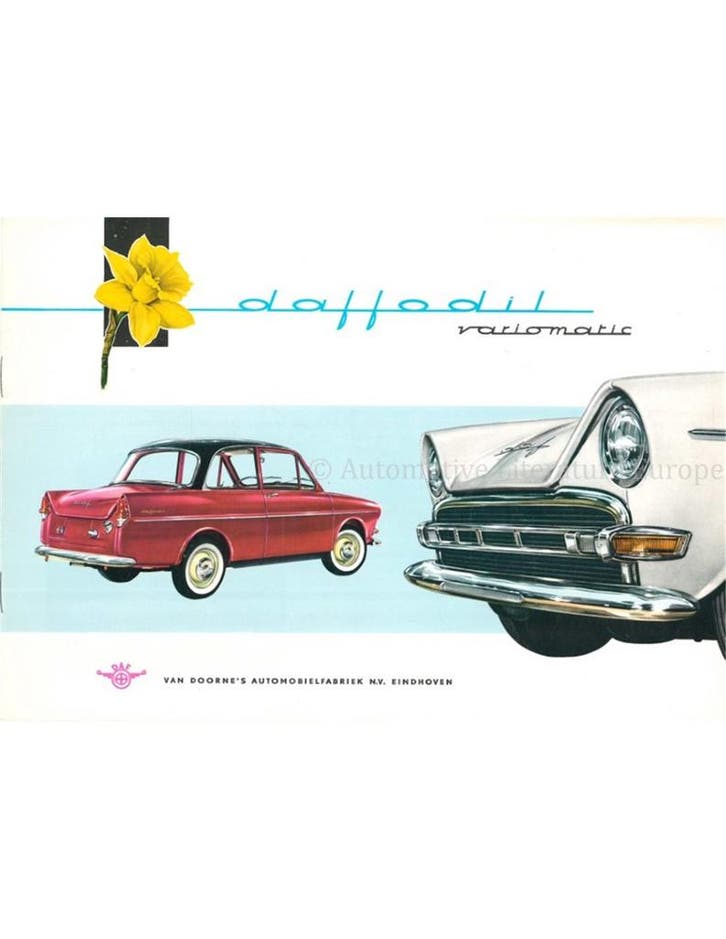 1961 DAF DAFFODIL BROCHURE NEDERLANDS, Boeken, Auto's | Folders en Tijdschriften