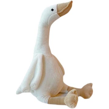 Eend Knuffel 40cm - Witte Gans Knuffel - Duck Goose Pop, Verzenden, Nieuw
