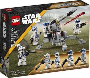 Lego Set - 75345 - Star Wars - 501st Clone Troopers Battle, Nieuw
