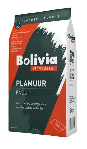 Bolivia Plamuur Voor Moeilijke Ondergronden - 5 kilo, Ophalen of Verzenden, Nieuw, Overige typen