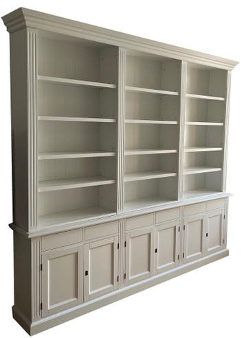 Boekenkast wit  Brummen 260 x 240cm, Ophalen of Verzenden, Nieuw
