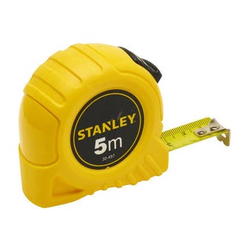 OUTLET Stanley abs rolmaat - 5m x19mm, Ophalen of Verzenden, Nieuw