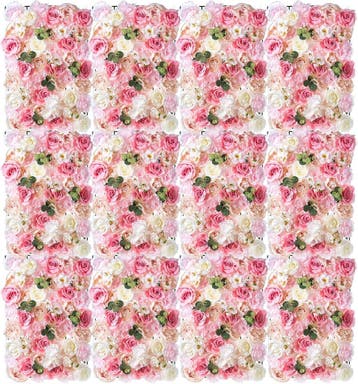 Kunstbloemen Wandpaneel 40x60cm | Tweedekansje OP=OP, Ophalen of Verzenden, Zo goed als nieuw, Buiten