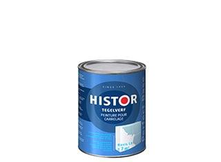 Histor Perfect Base Tegelverf - zwart -1 liter, Zwart, Nieuw, Ophalen of Verzenden, Verf