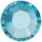2 x  Swarovski plat strass steentje 5mm Aquamarine, Ophalen of Verzenden, Nieuw, Overige typen