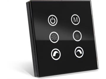 LED wandbediening Touch Panel RGB Multifunctioneel - Zwart L, Hobby en Vrije tijd, Elektronica-componenten, Ophalen of Verzenden