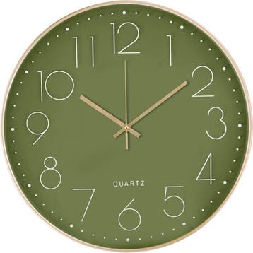Tyme Wandklok Modern Goed leesbaar - Stille 40cm Klok -, Ophalen of Verzenden, Zo goed als nieuw