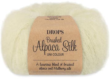 DROPS Brushed Alpaca Silk Uni Colour - 27 regenwoud dauw -, Ophalen of Verzenden, Nieuw