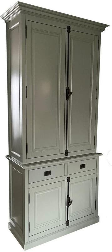 Buffetkast Engels groen Hattem 110 x 240cm dichte deuren, Huis en Inrichting, Kasten | Buffetkasten, Ophalen of Verzenden, Nieuw