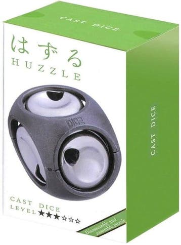 Huzzle Cast Puzzle - Dice (level 3) | Huzzle - Puzzels, Hobby en Vrije tijd, Denksport en Puzzels, Verzenden, Nieuw