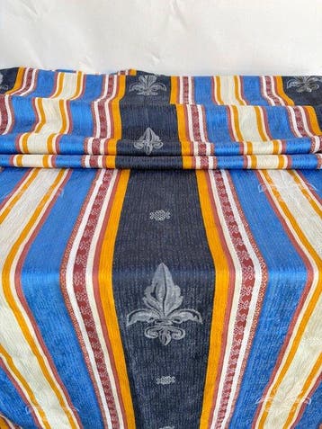 Franse stof  Fleur-de-Lis , - Textiel - 228 cm - 140 cm