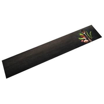 vidaXL Keukenmat wasbaar kruidenprint 60x300 cm fluweel, Verzenden, Nieuw