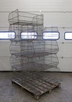 Stapelmand, Draadmanden, B96 x D58 x H33 cm, gegalvaniseerd